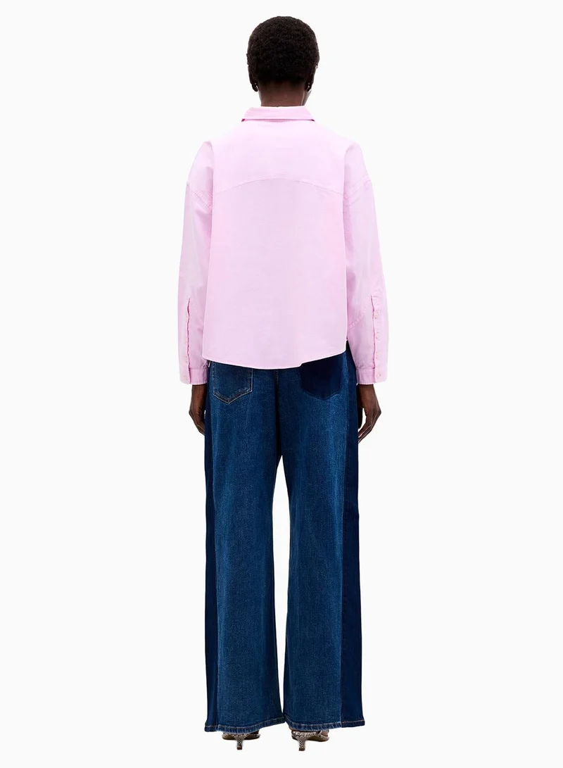 French Connection Dana Denim Seamed Shirt