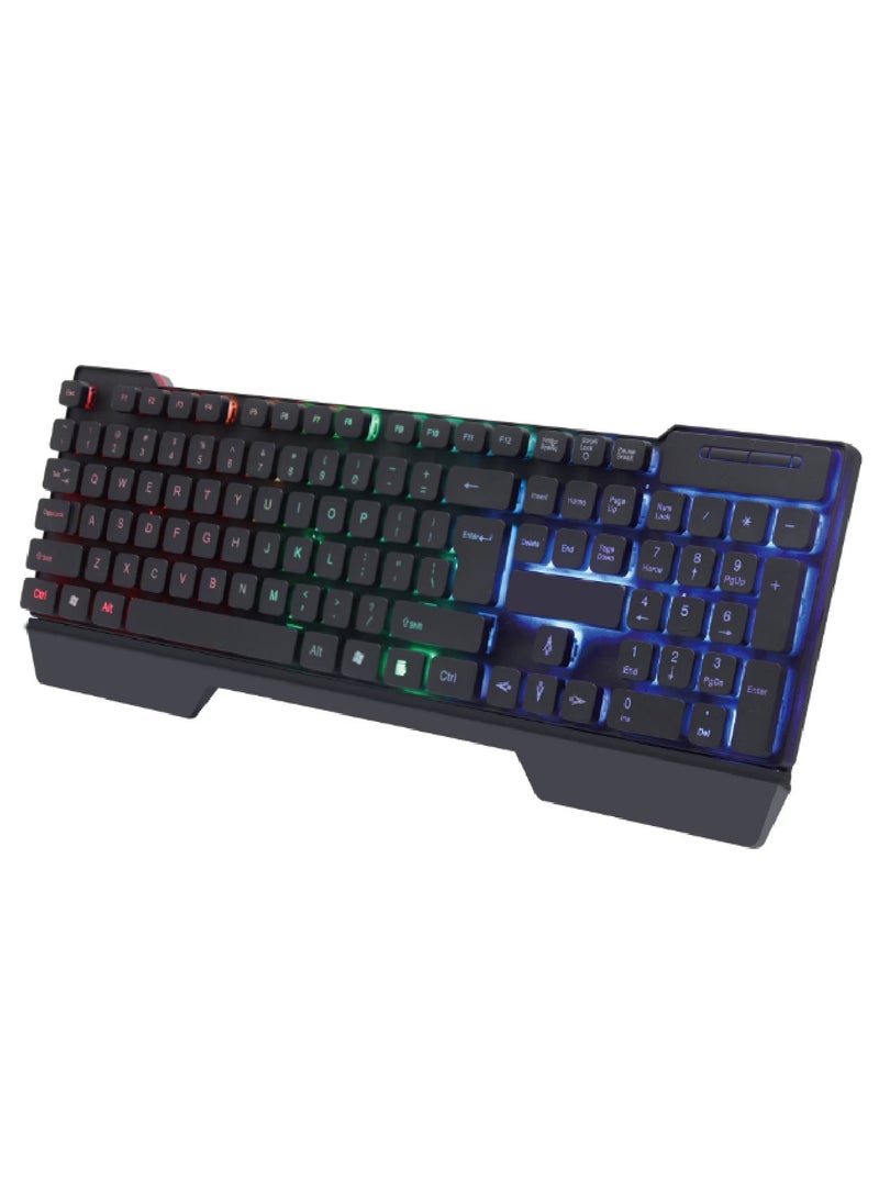 Wesdar 4 in1 Gaming Keyboard Whit Mouse pad Mouse Gaming Headset Wired Led Rgb Backlight Bundle For Pc Gamers and Xbox and PS4  - Image 2