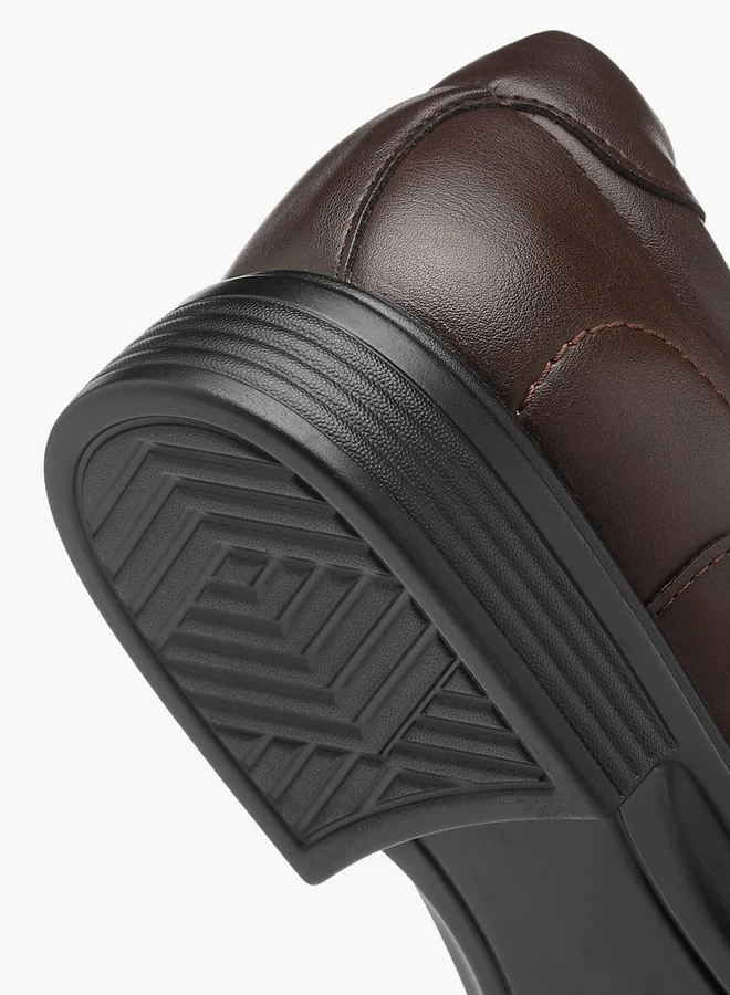 LBL by Shoexpress Men's Panelled Slip-On Loafers