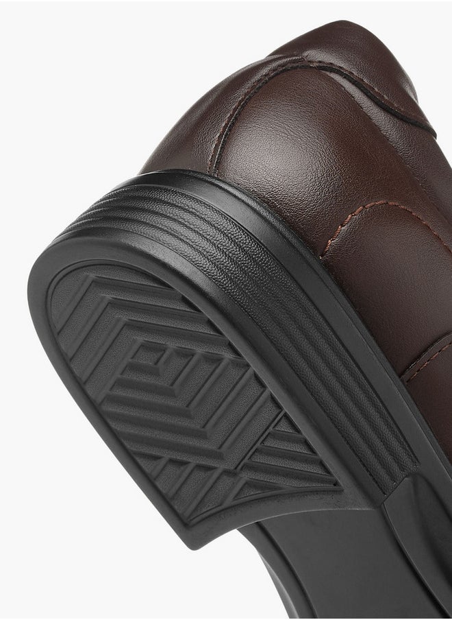 LBL by Shoexpress Men's Panelled Slip-On Loafers  - Image 5