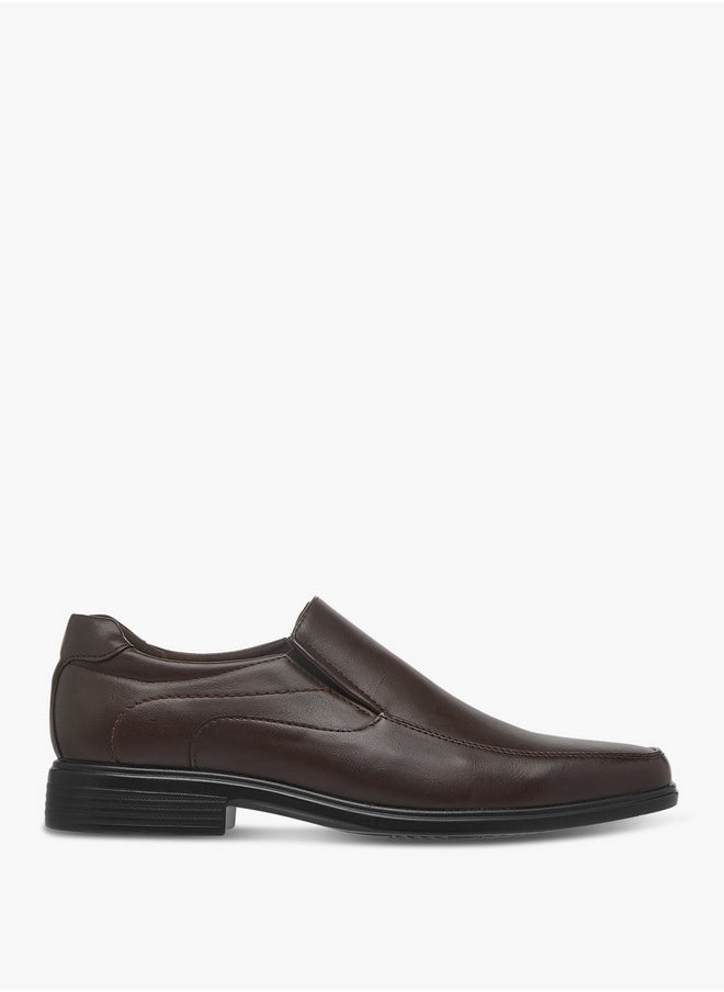 LBL by Shoexpress Men's Panelled Slip-On Loafers  - Image 3