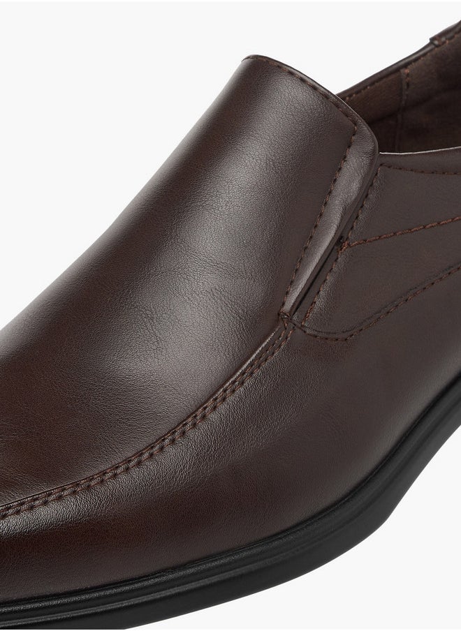 LBL by Shoexpress Men's Panelled Slip-On Loafers  - Image 4
