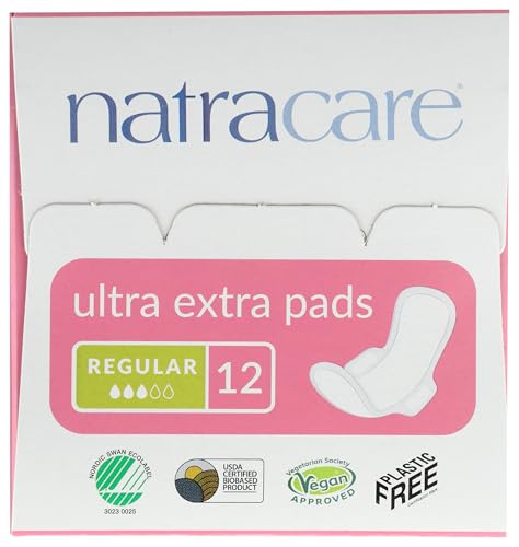 Natracare Ultra Extra Pads with Wings, Regular, Individually Wrapped, Made with Certified Organic Cotton, Ecologically Certified Cellulose Pulp and Plant Starch (1 Pack, 12 Pads Total) - Image 5