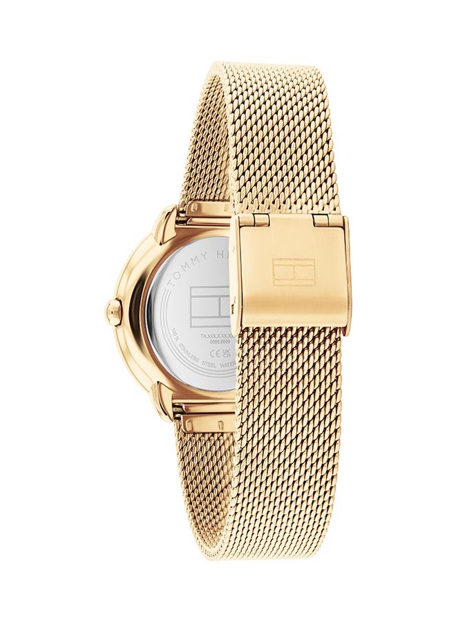 TOMMY HILFIGER ساعة يد نسائية أنالوج دائرية من الفولاذ المقاوم للصدأ 1782699 - 33 مم - Image 3
