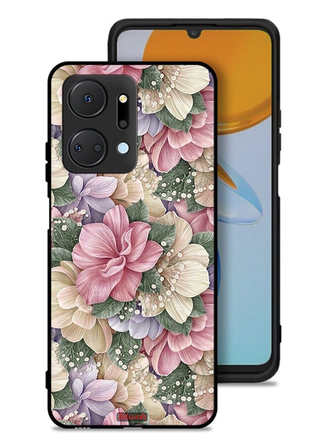 Tolwak Honor X7a Protective Case Cover Hd Floral - Image 1