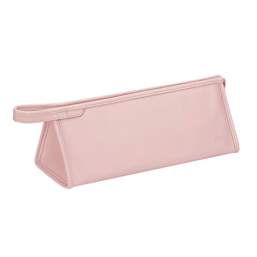 Buwico PU Leather Travel Case Portable Storage Bag for Dyson Airwrap Styler/Dyson Supersonic Hair Dryer, Waterproof Anti-scratch Dustproof Shockproof Protection Organizer Travel Gift Case (Pink) - Image 2