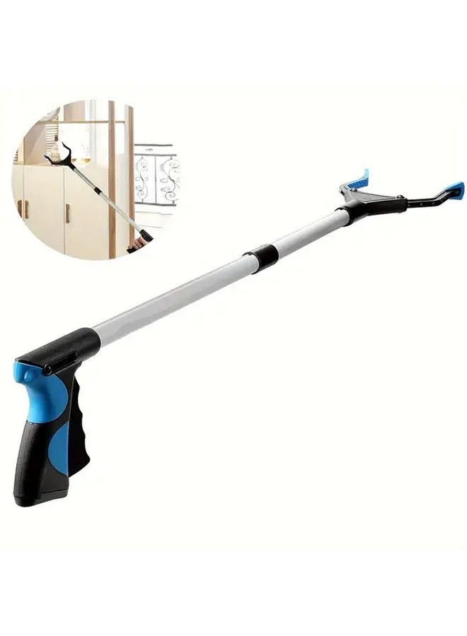 نيوشارك 32 بوصة أداة قابلة للطي للمساعدة في الوصول باللون الأزرق، ذراع قابل للتعديل لمساعدة كبار السن - Image 2