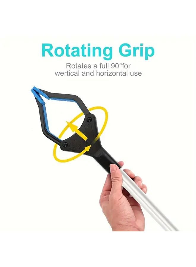 نيوشارك 32 بوصة أداة قابلة للطي للمساعدة في الوصول باللون الأزرق، ذراع قابل للتعديل لمساعدة كبار السن - Image 5