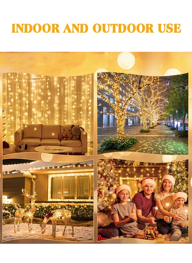 Lemon - 10mtr 100 LED Twinkle String Lights, USB Fairy Lights Plug in,  with Remote and Timer 8 Modes Waterproof Copper Wire Starry Lights for Indoor Outdoor DIY Party Bedroom Living Room Decorations - Image 1