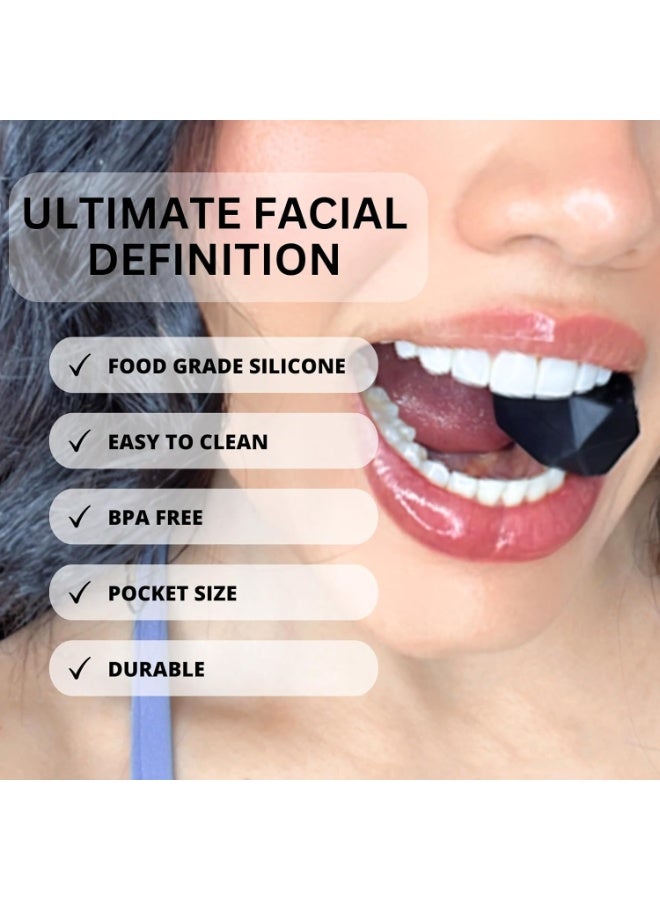 Gonice 2 Pieces Jaw Exerciser Workout Kit, Jawline Exerciser, Face and Toning and Slimmer, Face Exerciser, Jawline Strengthener, Strengthen Neck, Stress Reducer for Men & Women for Slimmer Toned Face - Image 3