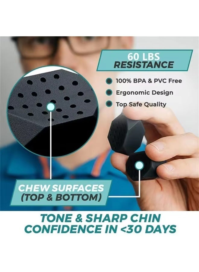 Gonice 2 Pieces Jaw Exerciser Workout Kit, Jawline Exerciser, Face and Toning and Slimmer, Face Exerciser, Jawline Strengthener, Strengthen Neck, Stress Reducer for Men & Women for Slimmer Toned Face - Image 5