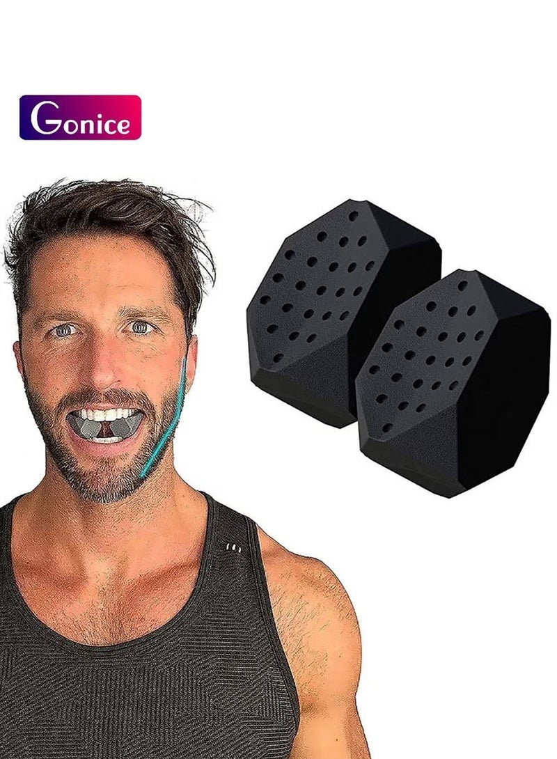 Gonice 2 Pieces Jaw Exerciser Workout Kit, Jawline Exerciser, Face and Toning and Slimmer, Face Exerciser, Jawline Strengthener, Strengthen Neck, Stress Reducer for Men & Women for Slimmer Toned Face - Image 1