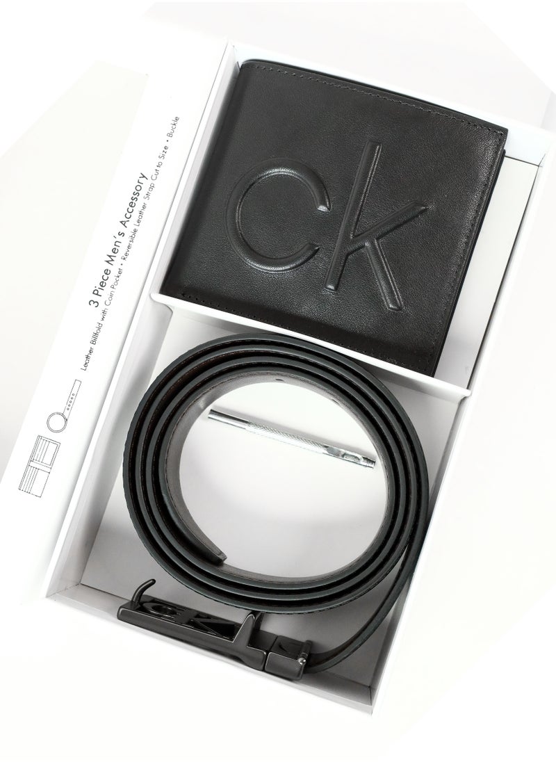 CALVIN KLEIN JEANS PLUS - Calvin Klein Wallet-Belt Set For Men - Image 1