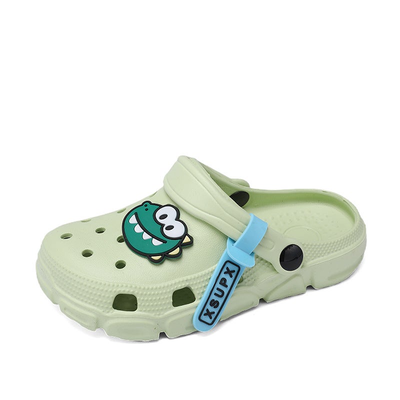 Children'S Slippers, Boys' Non-Slip Soft-Soled Sandals For Outer Wear, Two-Wear Baby Sandals With Poop Feeling, Cartoon - Image 4