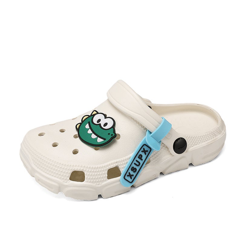 Children'S Slippers, Boys' Non-Slip Soft-Soled Sandals For Outer Wear, Two-Wear Baby Sandals With Poop Feeling, Cartoon - Image 5