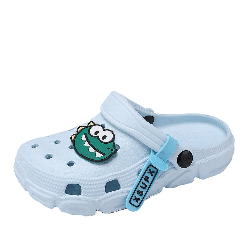 Children'S Slippers, Boys' Non-Slip Soft-Soled Sandals For Outer Wear, Two-Wear Baby Sandals With Poop Feeling, Cartoon - Image 1