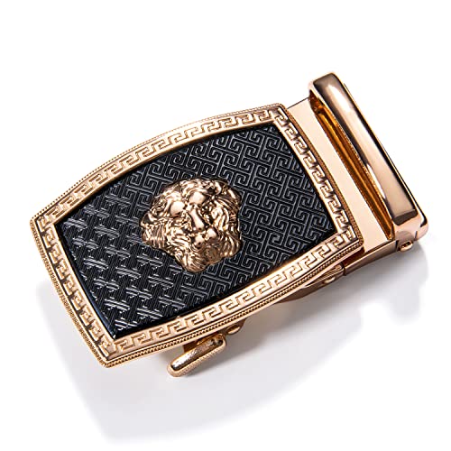 Dubulle Belts For Men Sliding Automatic Buckle Ratchet Dress Designer TOP Genuine Leather Strap Gifts - Image 3
