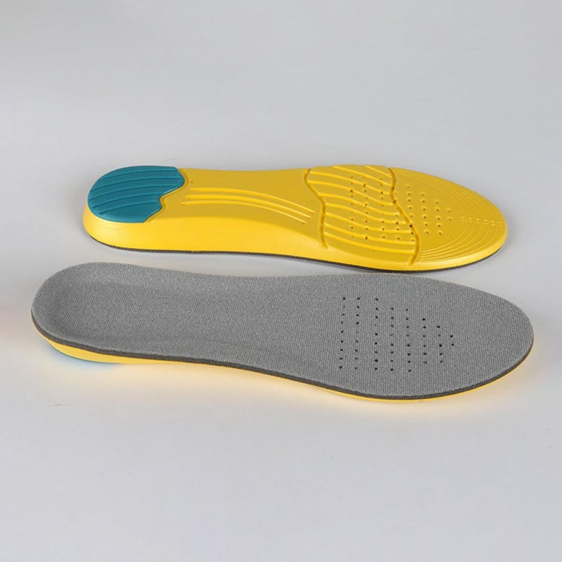 Breathable Shock Absorbing Insoles Heightening Shoe Pads For Men And Women Gray Size 35 40 - Image 5