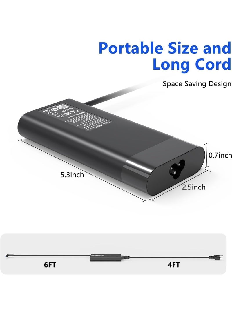 Terabyte New Replace 150W Laptop Charger for HP ZBook 15 16 17 15U 15V G3 G4 G5 G6 G7 G8 G9,Fury 15 17,Studio G9 G8 G7 G6 G5 G4 G3,Power G10, OMEN 15 17,Pavilion Gaming 15 17 Mobile Workstation - Image 4