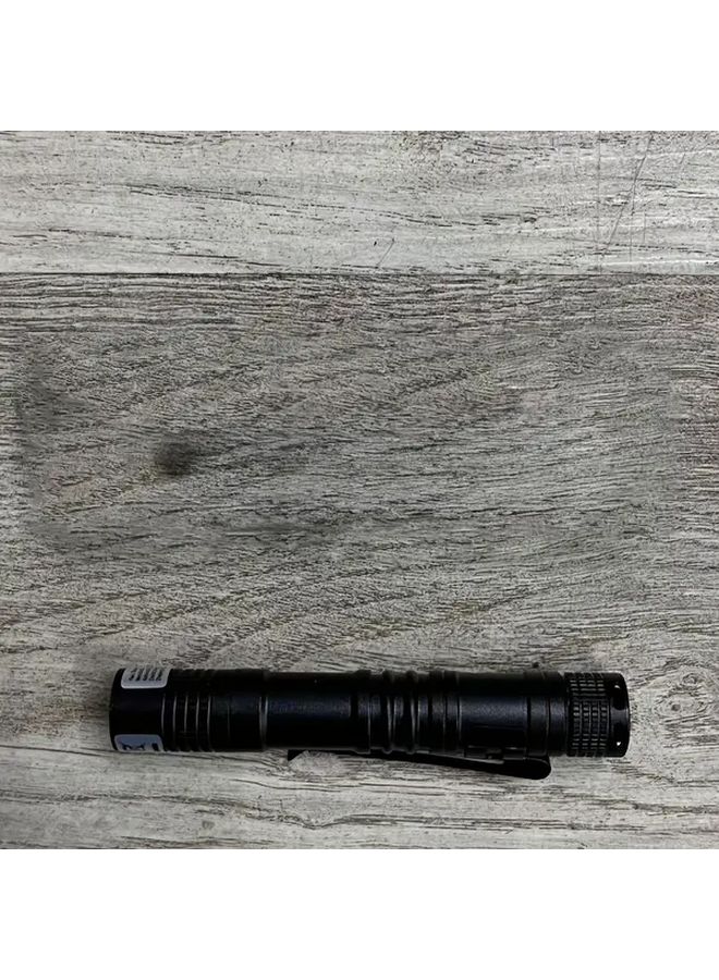 Portable Aluminum Alloy Mini Pocket Flashlight Pen Clip Keychain EDC Camping Light - Image 1