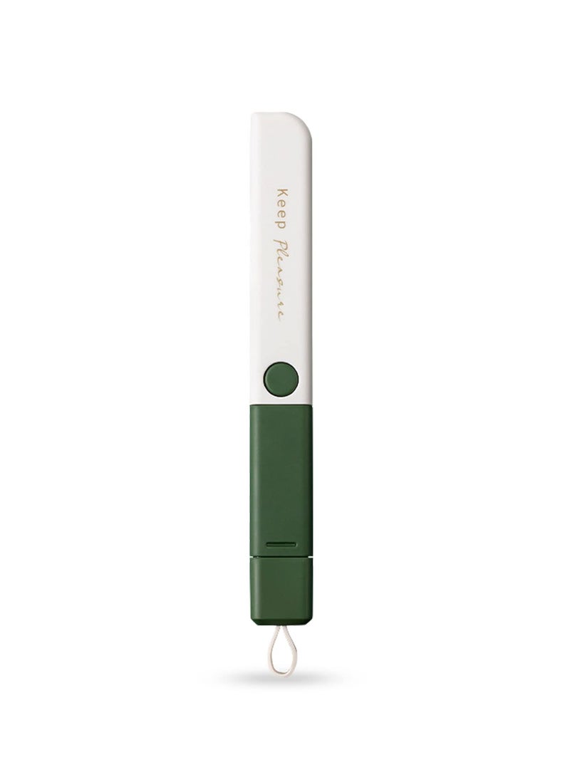 SYOSI SYOSI Portable Lint Remover for Clothes, Double Sided and Reusable Fur Remover Tool for Sweater, Coat, Carpet, and Cat Dog Pet Hair (Green) - Image 1