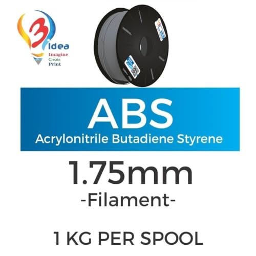 3IDEA 1.75mm ABS Premium 3D Printing Filament for 3D Printer and 3D Pen - 1kg (Grey) - Image 4