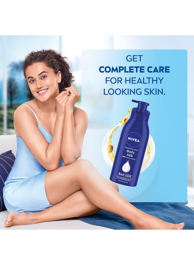 نيفيا لوشن الجسم المغذي من نيفيا 400 مل | ترطيب لمدة 48 ساعة | مع زيت اللوز المضاعف | بشرة ناعمة وصحية المظهر | للبشرة الجافة جدًا - Image 2