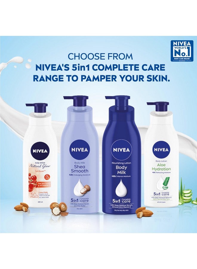 نيفيا لوشن الجسم المغذي من نيفيا 400 مل | ترطيب لمدة 48 ساعة | مع زيت اللوز المضاعف | بشرة ناعمة وصحية المظهر | للبشرة الجافة جدًا - Image 5