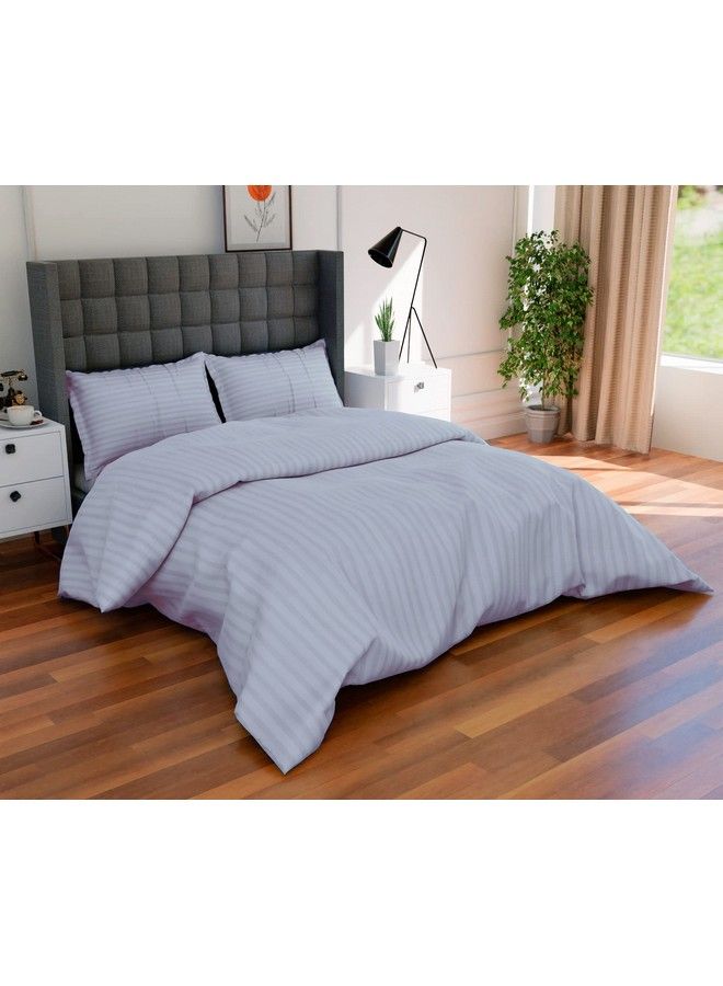 AVI Duvet Cover King Size Premium 100% Cotton Duvet Quilt Comforter Cover 91 X 101 Inches (White) - Image 3