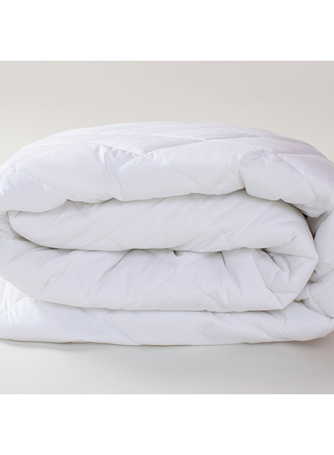 Boutique Blanche white cotton waterproof twin mattress protector 120*200*25cm - Image 2