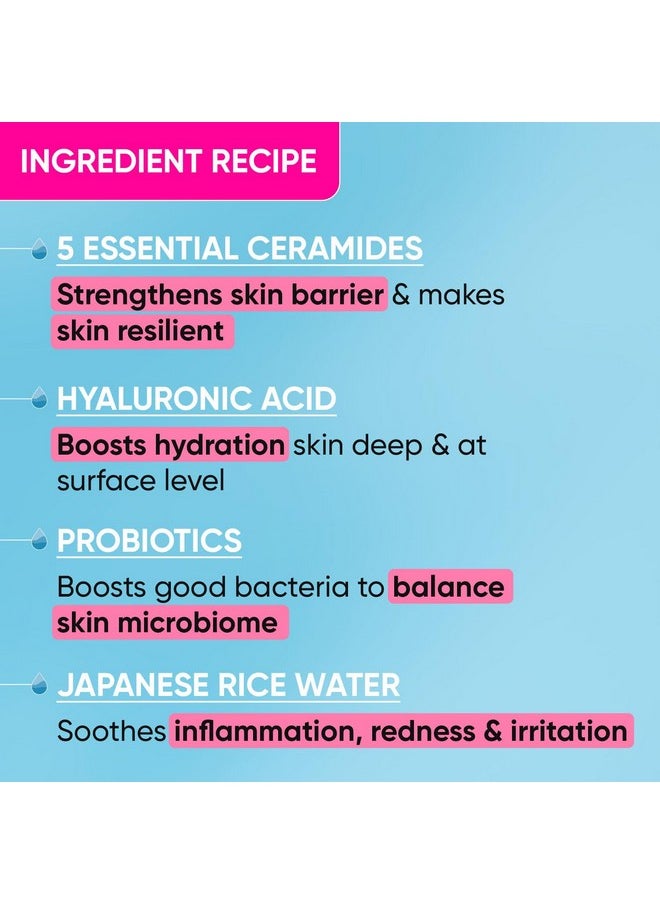 Dot & Key Dot & Key Barrier Repair + Hydrating Gentle Face Wash 100ml & Dot & Key Blueberry Hydrate Barrier Repair Sunscreen SPF 50+ PA++++ 50g | Skin Care Combo | For Dry & Sensitive Skin | For Women & Men  - Image 5