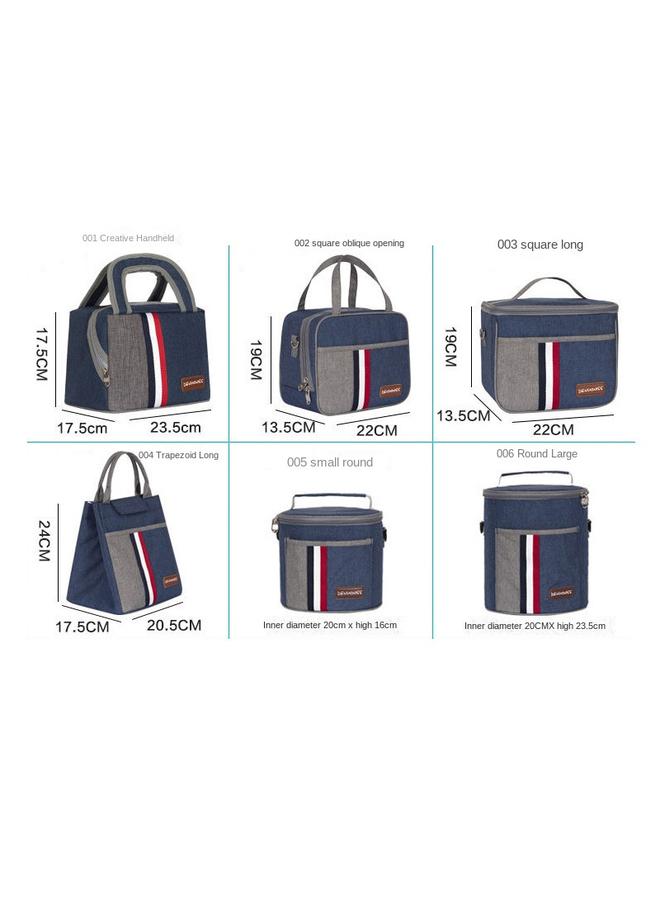 Bluejw Trolis Fashion Student Lunch Picnic Bag High-end Ice Bag Lunch Box Bag Wholesale Simple Insulation Bag Lunch Bag - Image 3