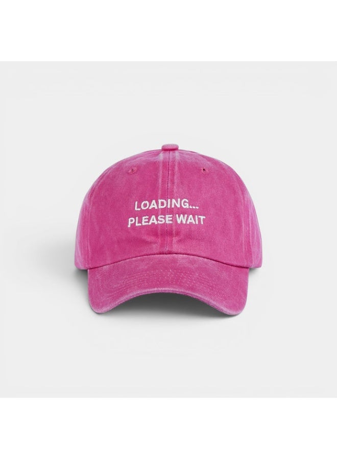  دوهاتس قبعة Loading… Please Wait داد هات من القطن المغسول للجنسين - Image 1
