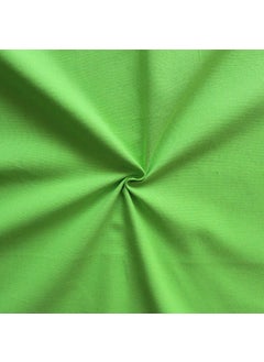 AIRWILL AIRWILL Cotton Apple Green Designed Blackout and Room Darkening 5ft Window Curtains Pack of 1 pc Solid Green  - Image 2