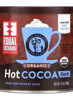 Equal Exchange Organic Hot Cocoa Dark 12 oz (340 g) 