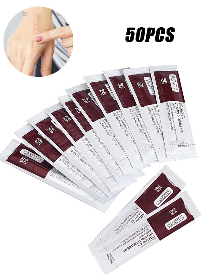 فوجيرا 50PCS الوشم ندبة إصلاح هلام ، تعزيز شفاء الجلد الوشم كريم الرعاية اللاحقة مرهم لشفاء الجلد ، مكافحة الندوب - Image 1