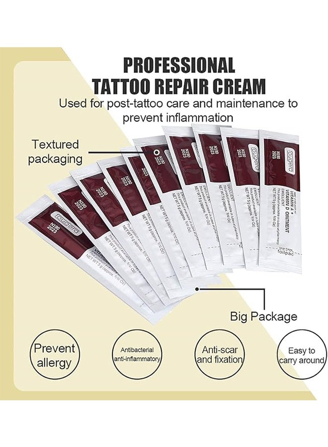 فوجيرا 50PCS الوشم ندبة إصلاح هلام ، تعزيز شفاء الجلد الوشم كريم الرعاية اللاحقة مرهم لشفاء الجلد ، مكافحة الندوب - Image 4