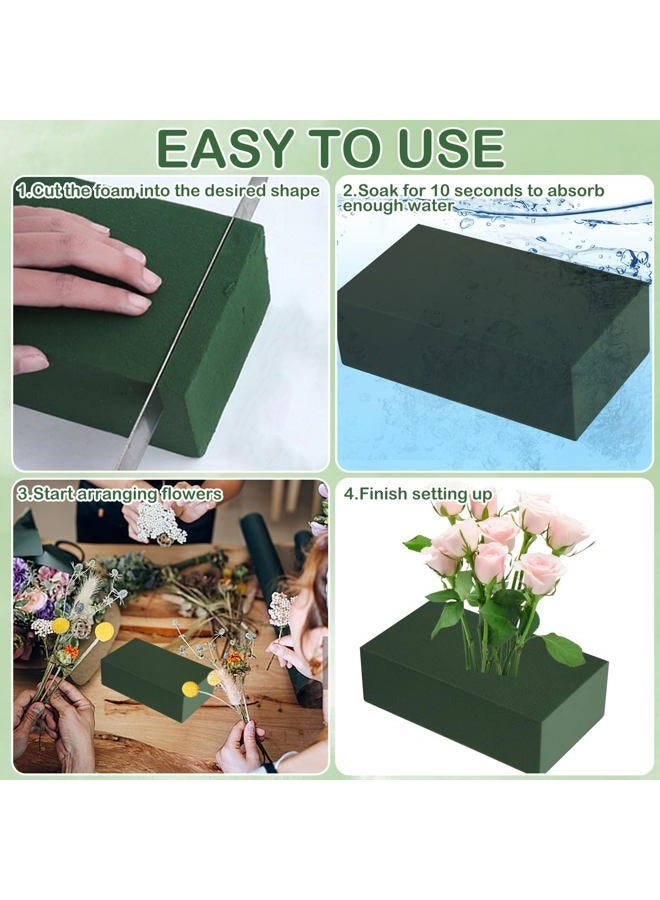 CANIPHA 30Pieces Floral Foam Blocks, Green Floral Foam for Flower Arrangements, Flower Foam Blocks Florist Foam Dry Foam Plant Foam Wet Foam for Artificial Flowers, (5.5 X 3.2 X 1.8 Inches) - Image 5