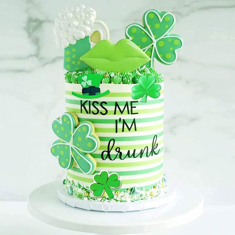 Xcake Lcook St. Patrick's Day Shamrock Chocolate Silicone Molds  Irish Hat Fondant Baking Molds for Cake Decoration Cupcake Topper Candy Sugar Craft Gum Paste Resin - Image 5