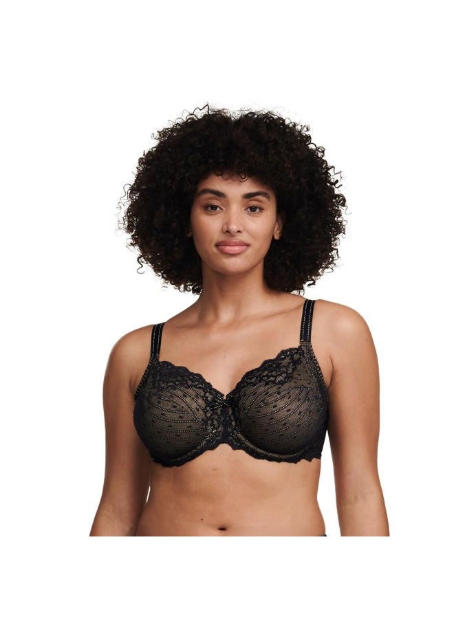 Chantelle Women's Rive Gauche Full Coverage Unlined Bra, Black, 36G (36DDDD) - Image 1