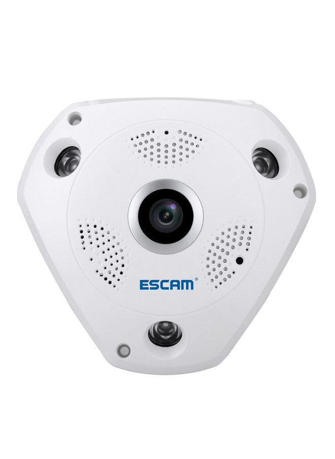 Generic - ESCAM Shark QP180 960P 360 Degrees Fisheye Lens 1.3MP WiFi IP Camera, Support Motion Detection / Night Vision, IR Distance: 10m - Image 1