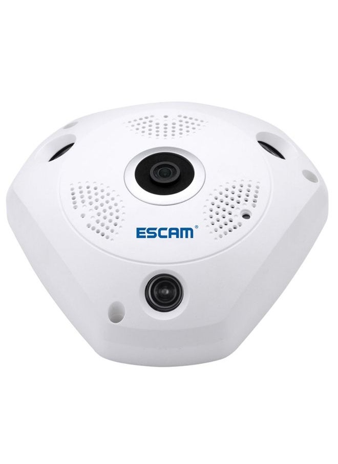 Generic - ESCAM Shark QP180 960P 360 Degrees Fisheye Lens 1.3MP WiFi IP Camera, Support Motion Detection / Night Vision, IR Distance: 10m - Image 1