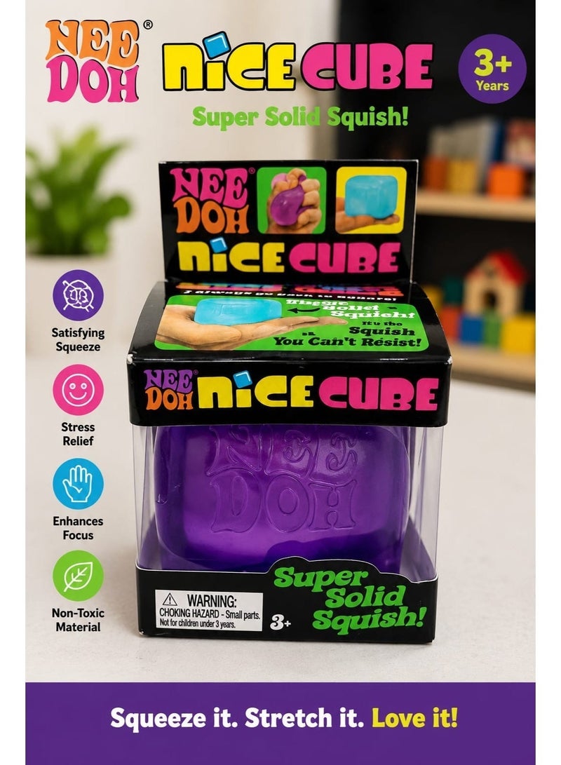 Schylling NeeDoh Sensory Stress Relief Squishy Toy – Super Soft Stretchy Fidget Gel Cube for Kids & Adults - Image 5