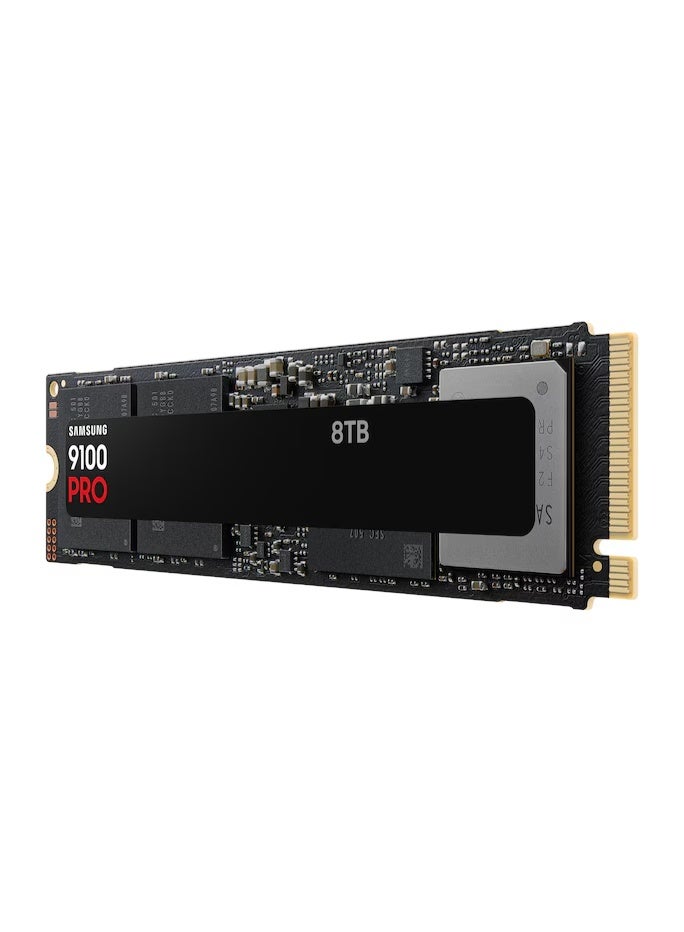سامسونج 9100 برو 8 تيرابايت PCIe 5.0 NVMe SSD – سرعات جيل 5 القصوى تصل إلى 14,800 ميجابايت/ثانية، 2.6 مليون IOPS، 236 طبقة V-NAND، 8 جيجابايت ذاكرة DRAM – تخزين مثالي للألعاب والمبدعين | MZ-VAP8T0BW - Image 3