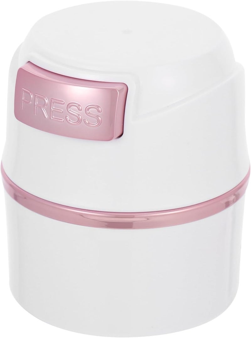 Angoily Eyelash Grafting Glue Storage Jar Sealed Lash Extension Glue Container White Powder for Professional Eyelash Beauty Use - Image 1