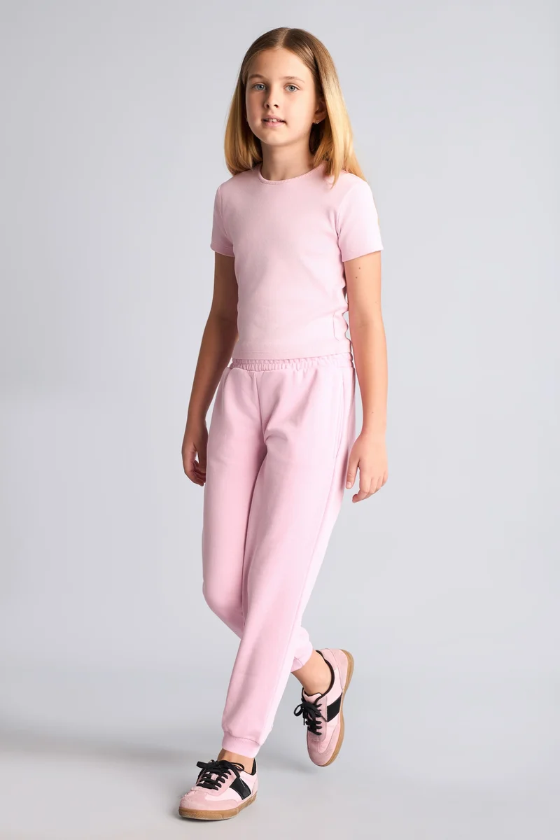 ديفاكتو Girl Elastic Waist Jogger Sweatpants