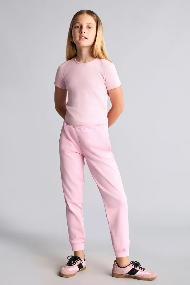 ديفاكتو Girl Elastic Waist Jogger Sweatpants