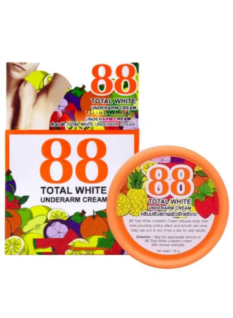 888 TOTAL WHITE Underarm whitening cream set consisting of 2 pieces