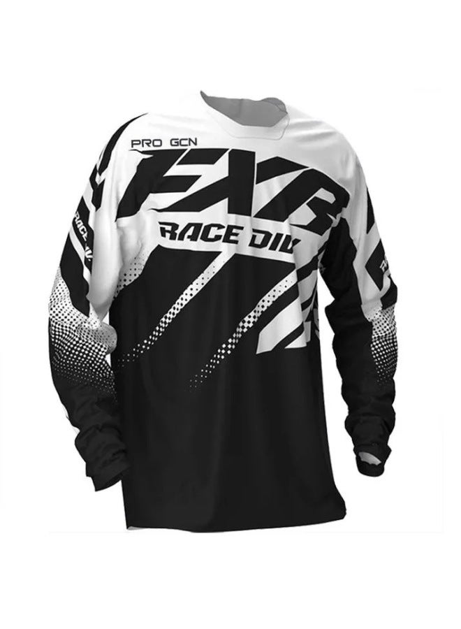 Off-road Long Sleeve T-shirt Men's Summer Bicycle Sweatshirts Mountain Downhill Clothes Loose Sun Protection Breathable Clothing