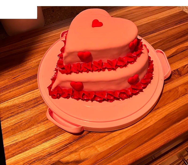 Ksdhotware Stainless Steel Heart Shaped Cake Ring Molds, Set of 3, 4/6/8 Inch, 2 Inch Height, Heart Shaped Cake Cutter, Large Cookie Cutter, Muffin Pastry Cutters - Image 2